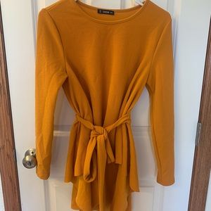 Solid mock long sleeve